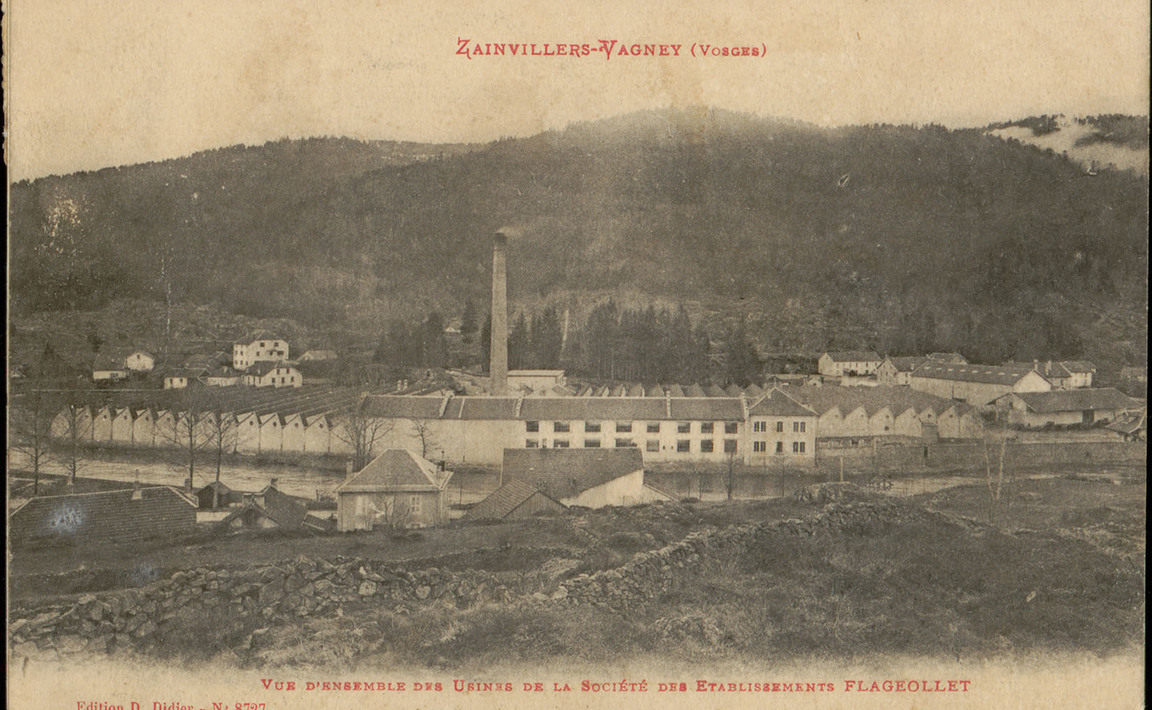 Contenu du Zainvillers-Vagney (Vosges), Vue d'ensemble des Usines de la Société des Etablissement Flageollet