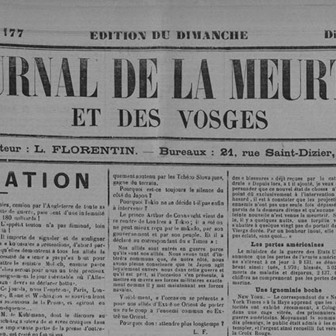 Le Journal de la Meurthe et des Vosges