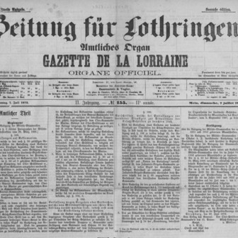 Zeitung für Lothringen