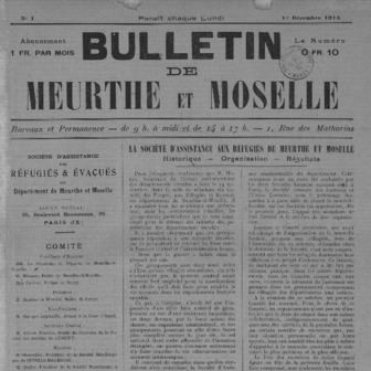 Bulletin de Meurthe et Moselle Bulletin de Meurthe et Moselle