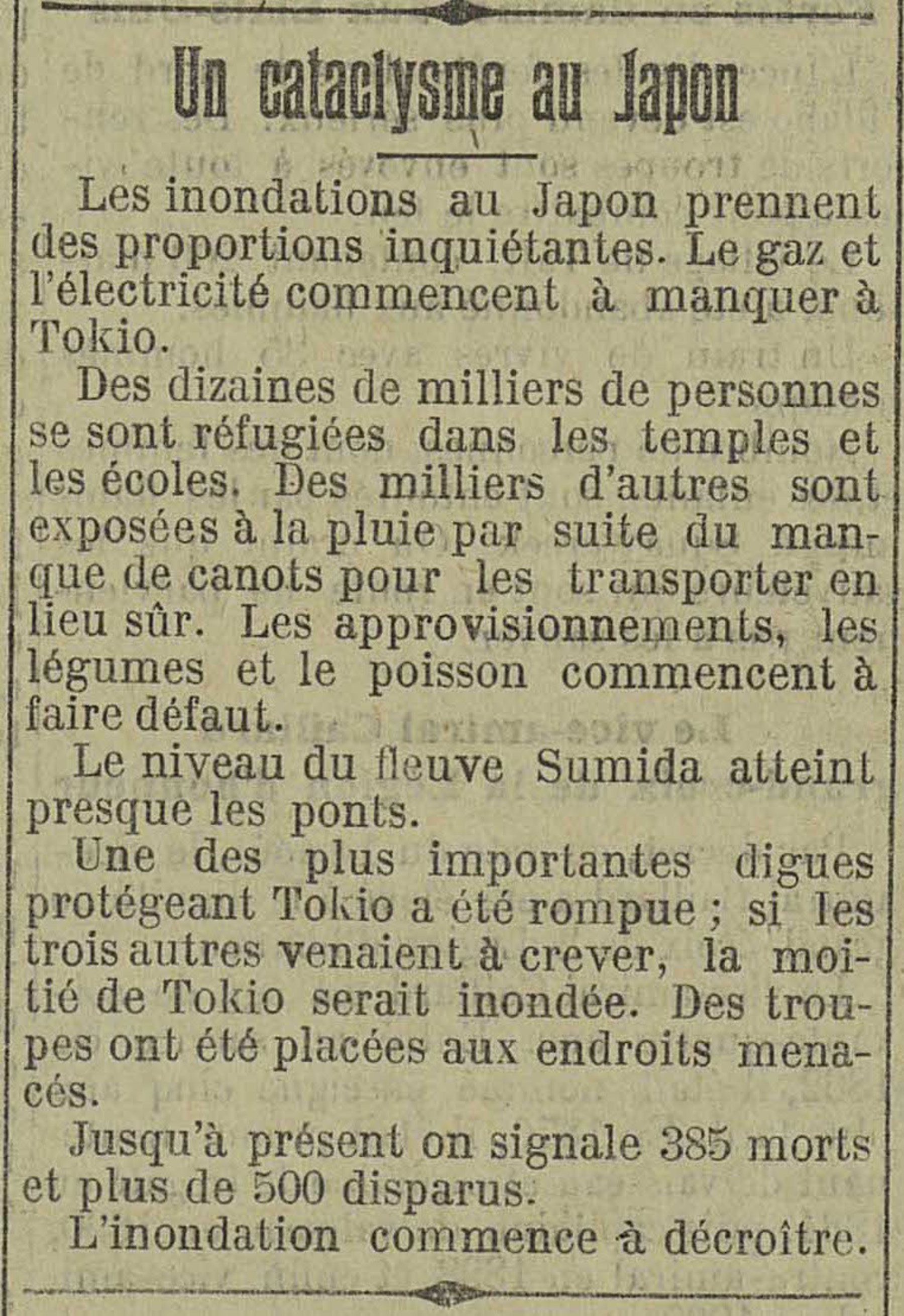 Contenu du Le Mémorial des Vosges, 17 Août 1910 Contenu du Le Mémorial des Vosges, 17 Août 1910