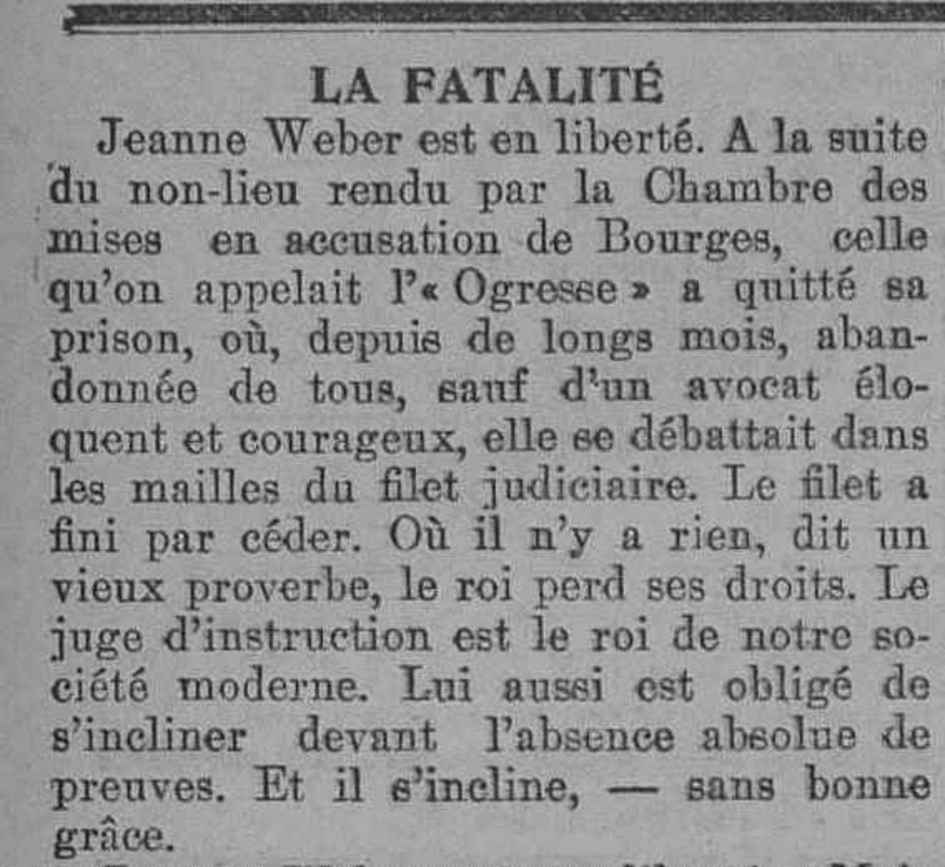 Contenu du Jeanne Weber dans la tourmente Contenu du Jeanne Weber dans la tourmente
