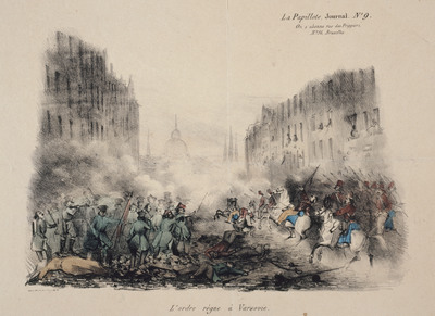 Grandville, L’Ordre règne à Varsovie version cosaques (La Papillote) Grandville, L’Ordre règne à Varsovie version cosaques (La Papillote)